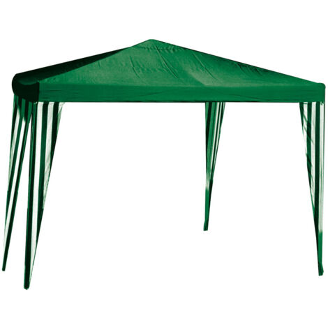 Tropikana 3x4 MT 2,6h FRASCHETTI Gazebo in Acciaio Verde con tubolari