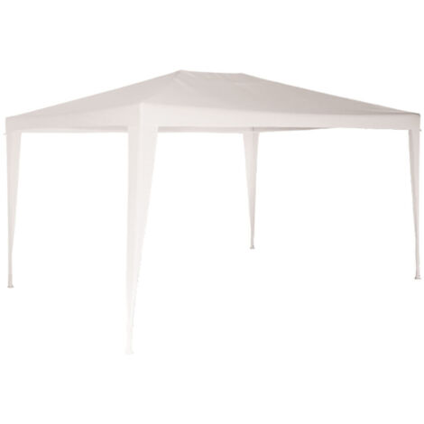 GAZEBO DA GIARDINO mt 3 x 4 - copertura colore bianco  - Senza Marca