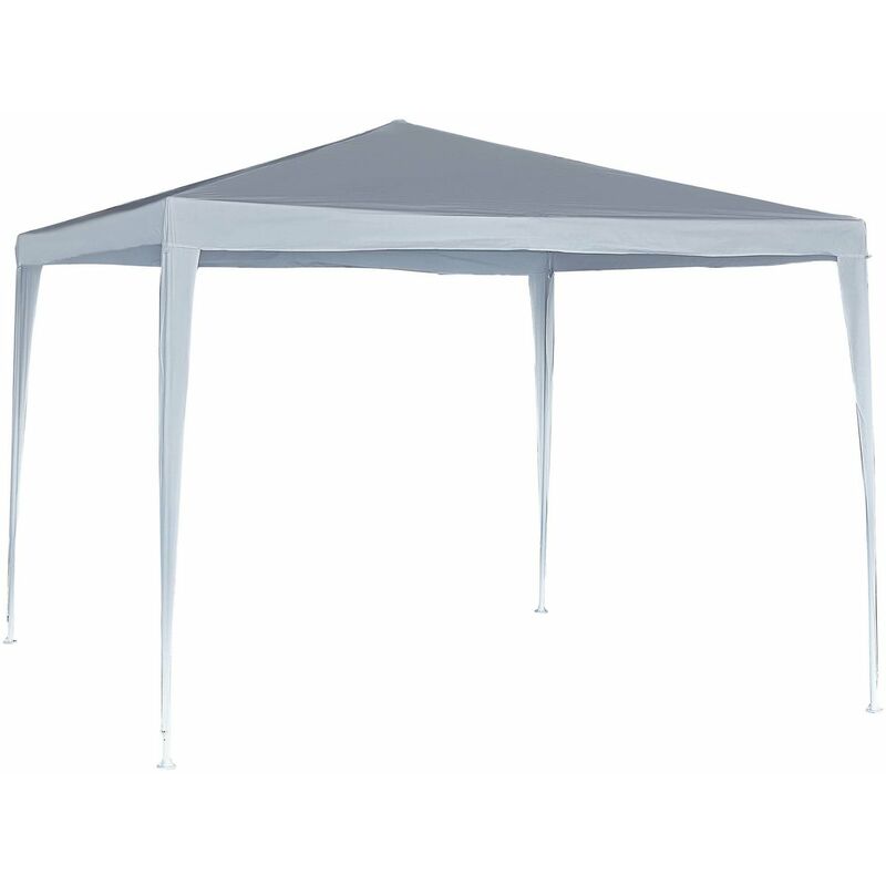 Gazebo da giardino Natacha 3 - 9 m² - 3 x 3 m - Bianco