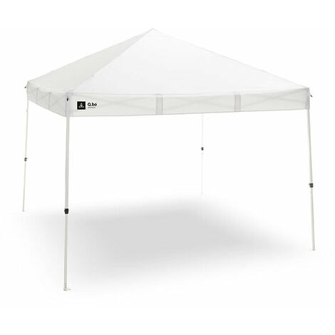 Gazebo da Giardino Pieghevole 3x3m Telo in Poliestere con Ventilazione Taddei Automatico Bianco