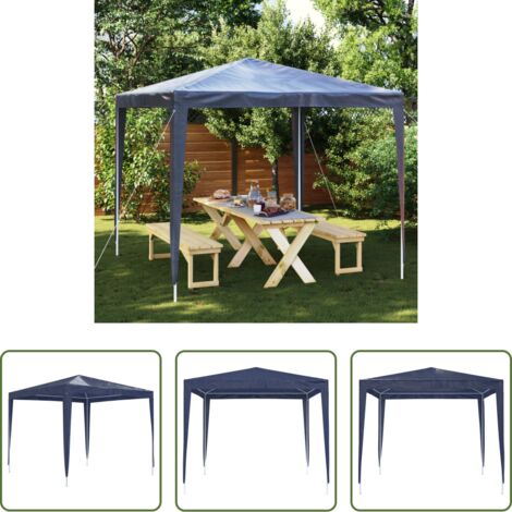 Gazebo da giardino -  Tenda per Feste 2,5x2,5 m Blu