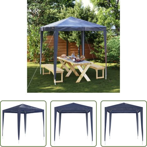 Gazebo da giardino -  Tenda per Feste 2x2 m Blu