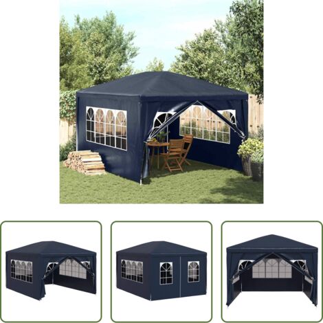 Gazebo da giardino -  Tenda per Feste 3x4 m Blu