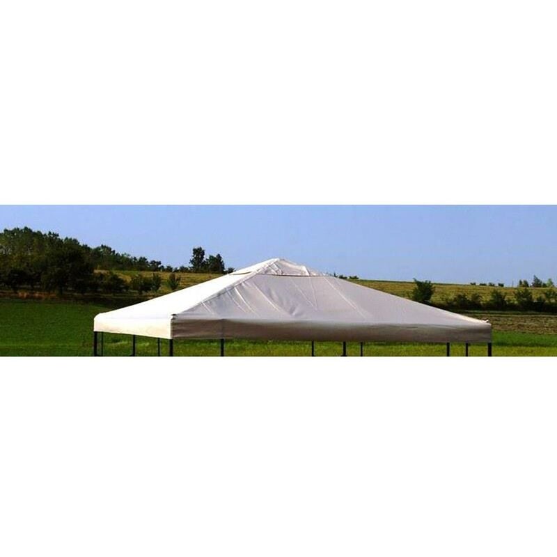Webmarketpoint - Gazebo de remplacement avec toit blanc simple 3 x 4 m