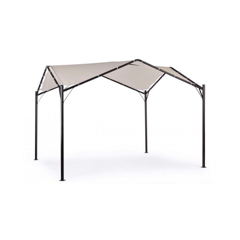 Bizzotto - Gazebo dôme pour le jardin gris anthracite 3,5x3,5xh 260 cm