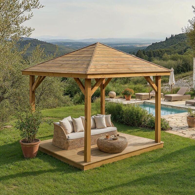 Gazebo en bois