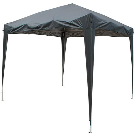 Gazebo Garden Canopy Replacement Roof Top Cover 2x2m Anthracite