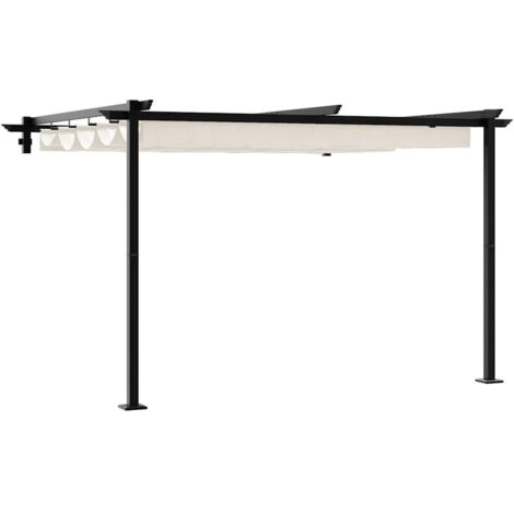 Gazebo mural Crème Acier CFW742812
