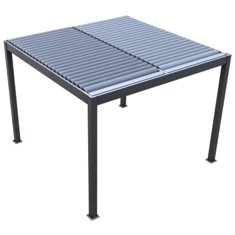 Gazebo Pergola Atena Grigio 3x4xh2,5 Verdelook