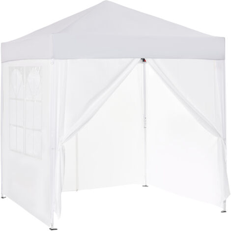 Gazebo pieghevole, dimensioni (2 x 2 m) - Bianco