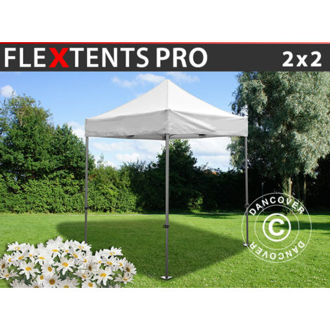 VivaGarden Gazebo Giardino 2x2 mt Pieghevole con 4 Pareti