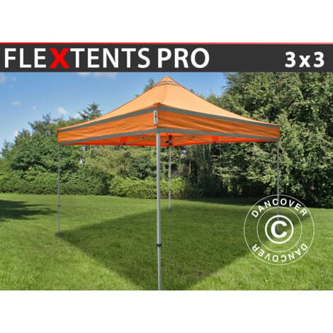 Beige Angel Living/® 2.5X2.5M Gazebo con Due pareti Laterali richiudibile per Giardino e terrazzo in Acciaio e Poliestere Idrorepellente