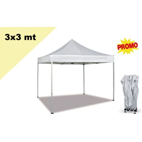 Gazebo pieghevole impermeabile in alluminio 3x3m Colore Champagne