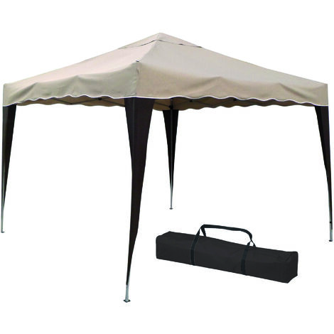 GAZEBO PIEGHEVOLE mt. 3x3 - Beige