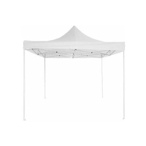 TOOLPORT Gazebo Pieghevole Giardino 3x3m 2 Laterali Alluminio Telo PES300 100/% Impermeabile Padiglione Mercati Sagre Arancione