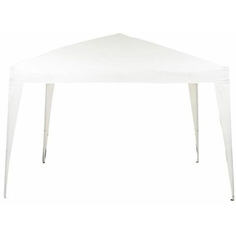Tidyard Gazebo Professionale Pieghevole Acciaio Bianco,Gazebo Pieghevole,Gazebo Bianco 3x3m