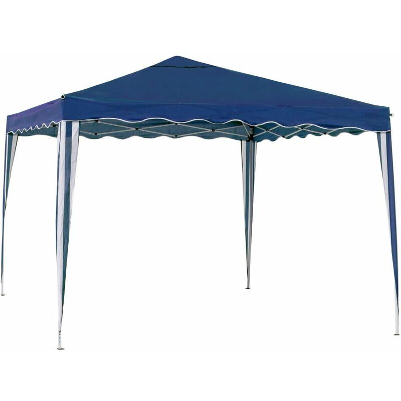 

Gazebo plegable acero azul 300 x 300 x 250 cm Verde - Verde