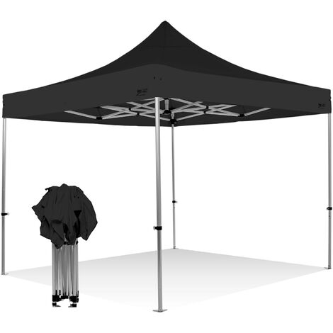 Gazebo pieghevole nero