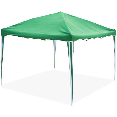 Gazebo Richiudibile Domus Acciaio/Poly Verde Mt 3X3 - 1 Pz