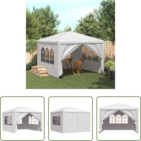 Gazebo -  Tendone per Feste 3x3 m Bianco