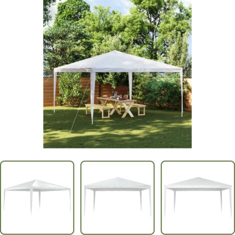 Gazebo -  Tendone per Feste 4x4 m Bianco