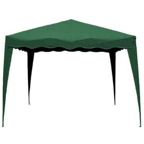 Gazebo Verte Fer Rapide 3X3 Pics 04999