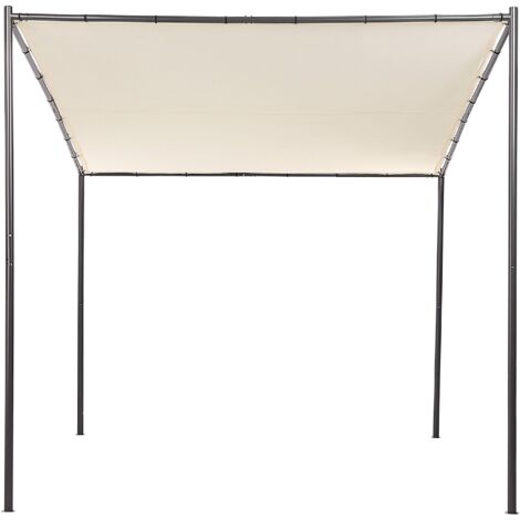 Gazebo VIMINO Metal 282 cm 294 cm Beige