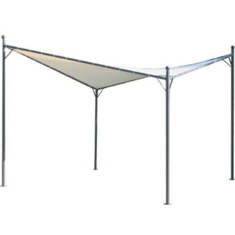 Gazebo zante domus acciaio/poly mt 3,5x3,5 Domus