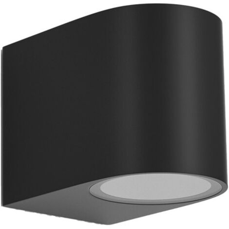 Gazelle Außenwandleuchte 1xgu10 schwarz ip44 8x7x9 cm