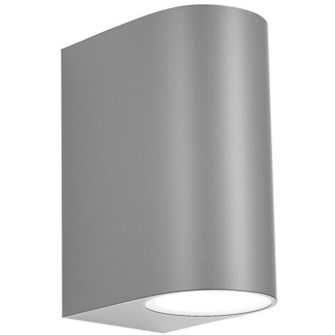 Gazelle Außenwandleuchte 2xgu10 grau ip44 14,7x7x9 cm