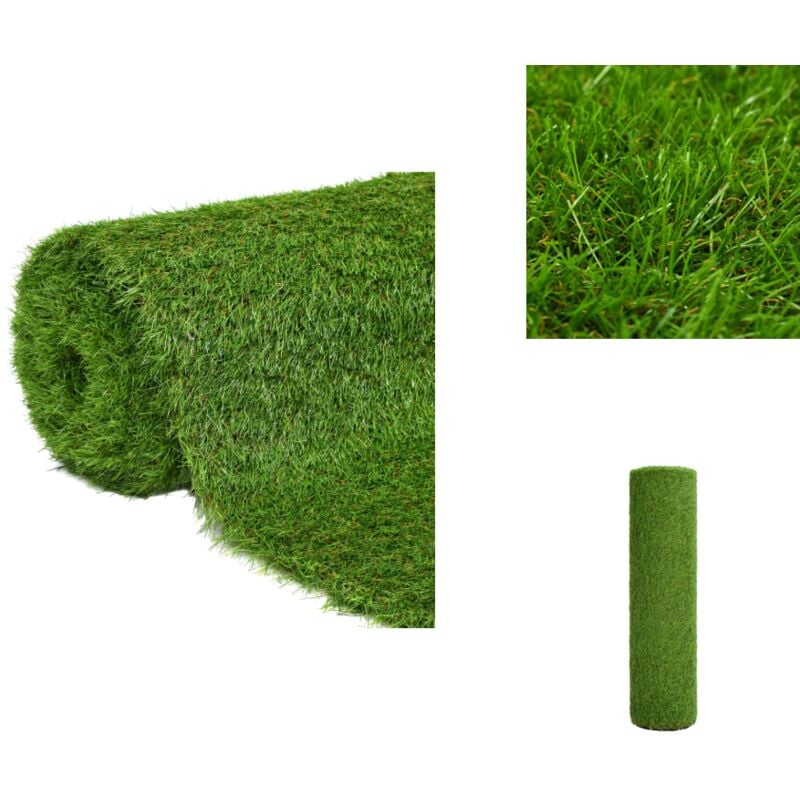 Gazon artificiel 1x5 m/40 mm Vert - Gazon Artificiel - Pelouse Synthétique - Gazon Vert - Décoration Extérieur - Décoration Intérieur