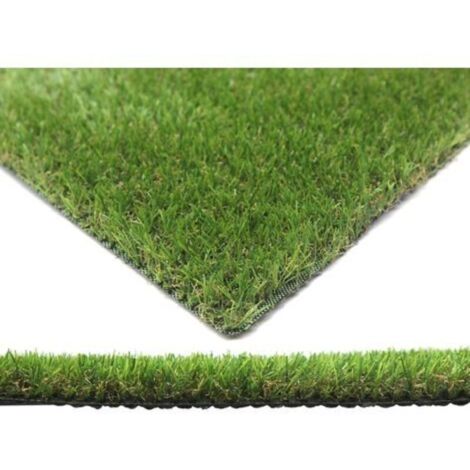 Gazon artificiel en rouleau 1m x 1m (Hauteur 15 mm) de See Green - Pelouse réaliste, durable et facile d'entretien