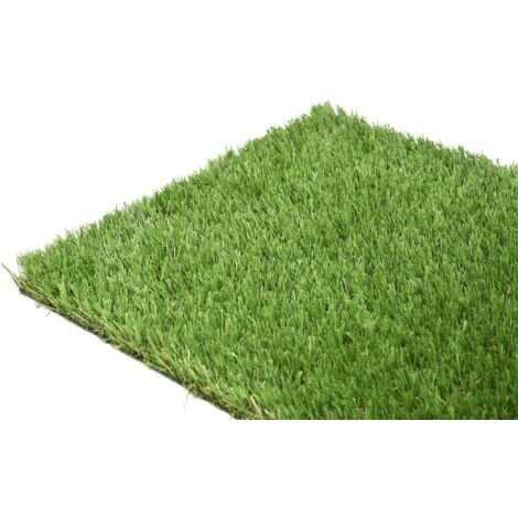 Gazon artificiel en rouleau 4m x 1m Hauteur 25 mm - Vert pin Vert bambou