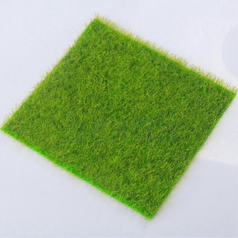 Gazon artificiel, fausse pelouse, miniature, décoration pour maison de poupée, ornement de jardin.