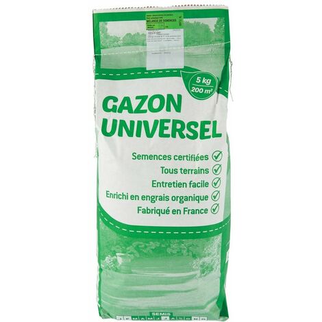 Gazon Espace Vert 5kg Semences Gazon Universel Haute Résistance - Les Doigts Verts