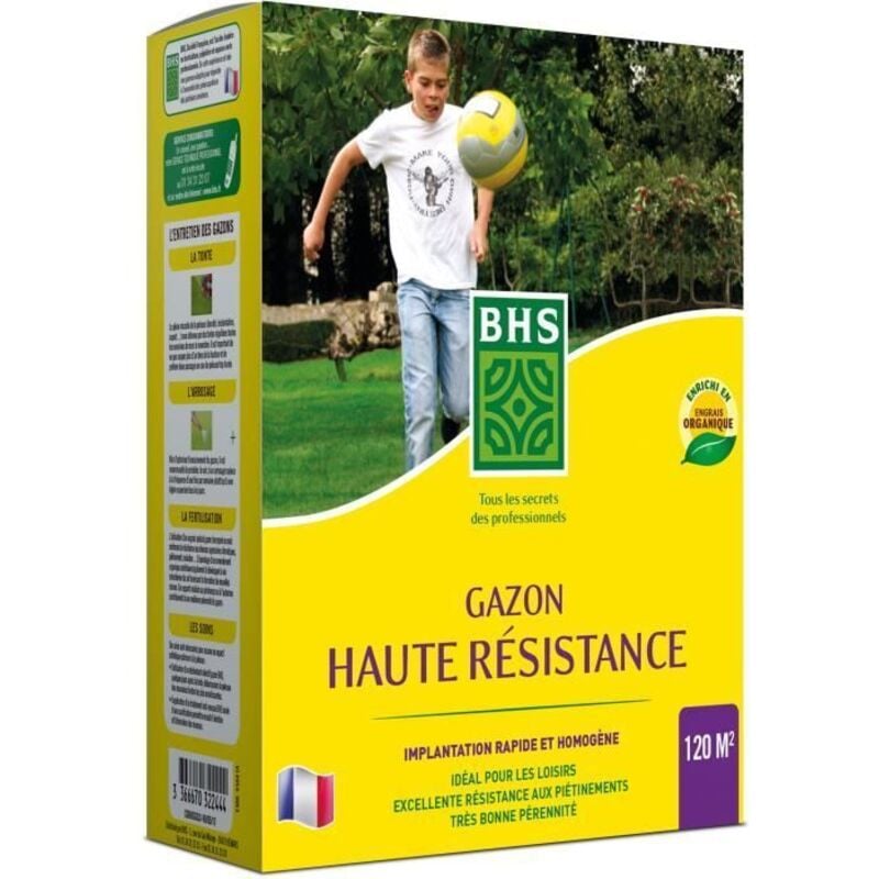 BHS - Gazon Haute résistance 5KG - Usage Intesif