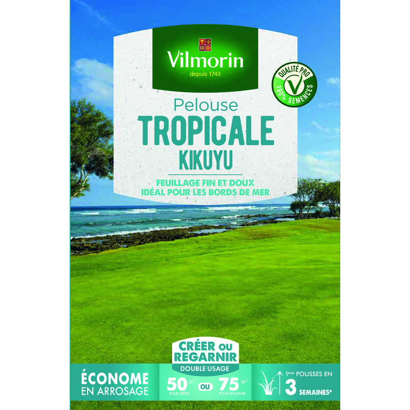 Multitanks - Pelouse Tropicale - Kikuyu - 500 g Vilmorin
