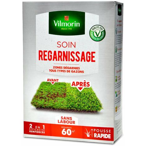Gazon regarnissage universel, rapide et sans labour.