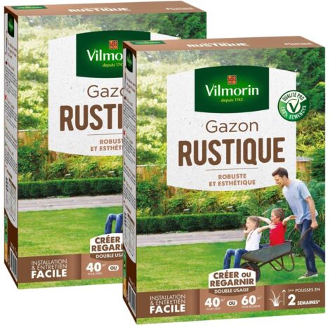 Gazon Rustique - 1 kg (x2) Vilmorin
