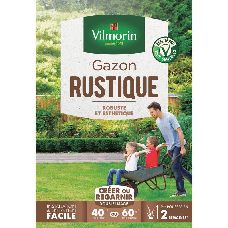 Vilmorin - Gazon Rustique 1 kg