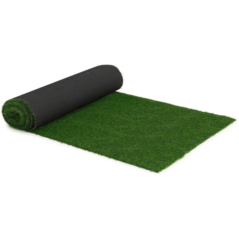 Idmarket - Gazon synthétique artificiel 1x10 m 20 mm pour jardin et balcon