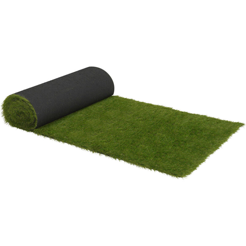 Idmarket - Gazon synthétique artificiel 1x10 m 40 mm d'épaisseur pour jardin et balcon
