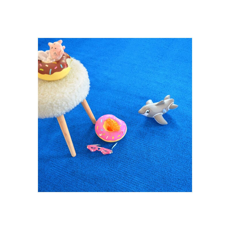 Décoweb - Gazon synthétique Blue Lagoon - 7mm - Rouleau de 2m x 12m