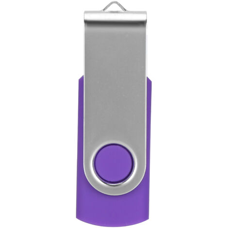 GB drehbarer USB-Stick, Bonbonlila, tragbarer Speicher für PC und Tablet
