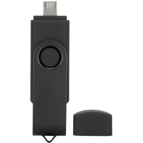GB tragbarer OTG Micro-USB 2.0-Flash-Speicher, Schwarz, für Smartphones und Tablets