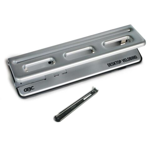 GBC Desktop VeloBinder Rilegatrice a nastro 200 fogli Grigio