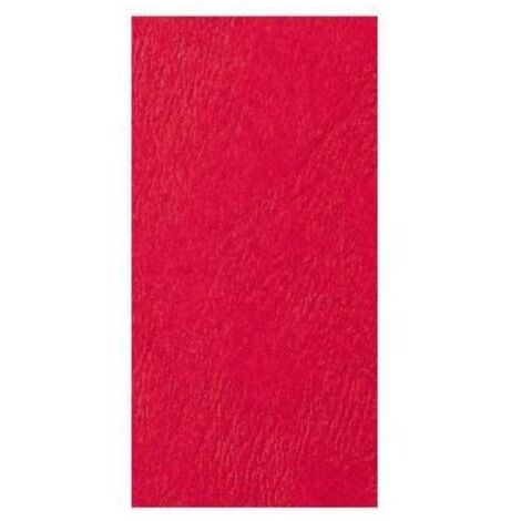 GBC Einbanddeckel GBC® LeatherGrainT DIN A4 250g/m² Karton rot 100 St./Pack.