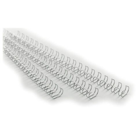 GBC WIREBIND 21LOOP A4 6MM SILVER (100) raccoglitore ad anelli