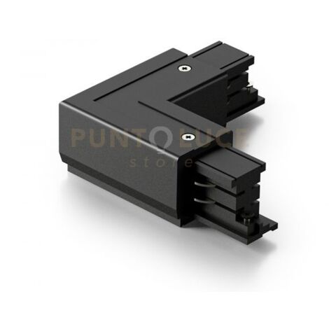 GBIC10- GIUNTO A "L" CONNETTORE DESTRO ELETTRICO-MECCANICO 220-240V PER SISTEMA BINARIO NERO