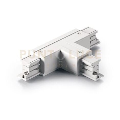 GBIC17- GIUNTO A "T" CONNETTORE SINISTRO ELETTRICO-MECCANICO 220-240V PER SISTEMA BINARIO BIANCO